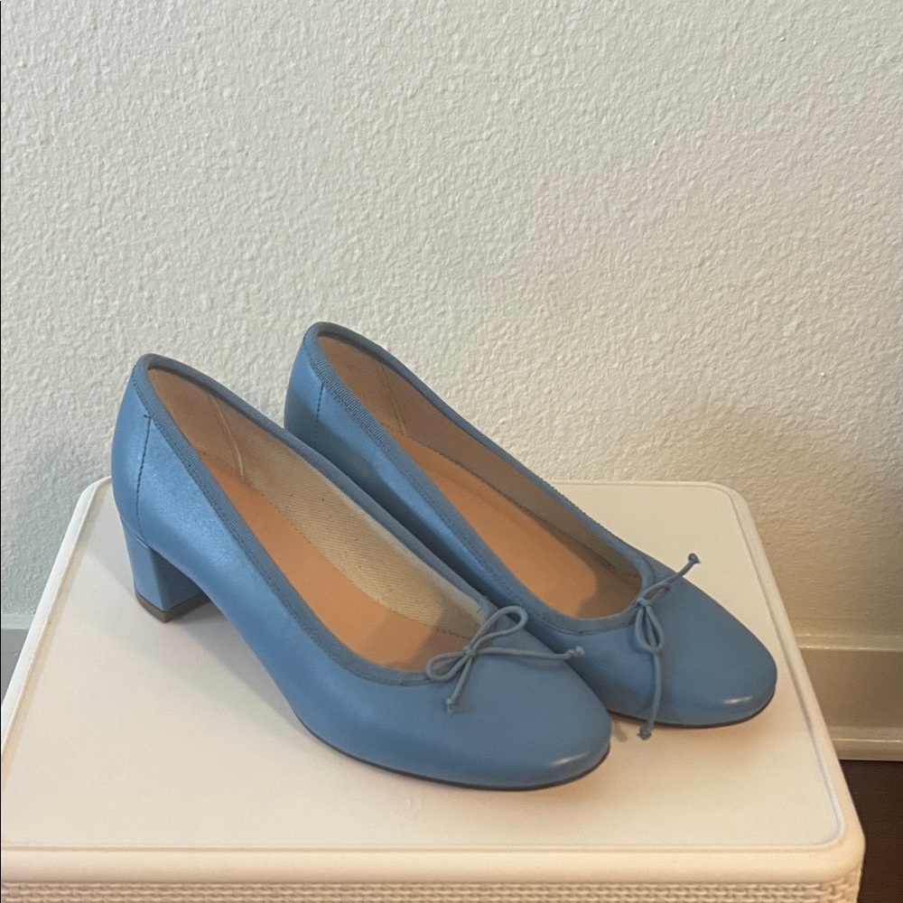 JCrew Blue Women's Ballet Heel
